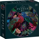 INTERDRUK Okrúhle puzzle Secret Garden: Pár pávov