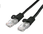 C-tech patchcord Cat6 UTP 0.25 m čierna (8954125015048)