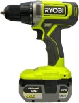 Ryobi Cordless drill driver RYOBI ONE+ RDD18-2C42S, 18 V, 2.0+4.0 Ah Li-ion, 52 Nm