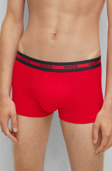 Pánske boxerky 50469775 čierno-červené - Hugo Boss M