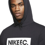 Mikina NK FC Flc Hoodie M 010 pánské model 17138363 - NIKE Velikost: XL, Barvy: černá