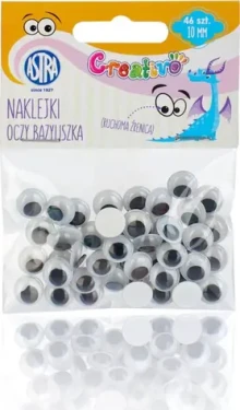 ASTRA CREATIVO Samolepiace oči 10mm Bazilisk