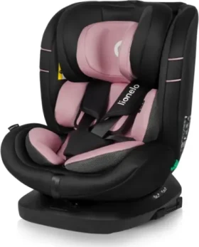 Lionelo Autosedačka Bastiaan i-Size Pink Rose / Výška 40-150 cm / ISOFIX, Top Tether / Otočenie 360 ° (LO-BASTIAAN I-SIZE PINK ROSE)
