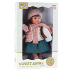 Mamido Bábika Sweet Angel v zimnom oblečení s doplnkami 36 cm