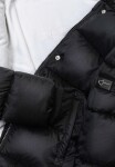 Dievčenský nylonový kabát Puffa s podšívkou z mikroflísu, Minoti, 12COAT 2, čierny - 104/110 | 4/5let