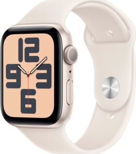 Apple Watch SE GPS 40mm Starlight Alu Sport S/M Béžový (MXEF3QN/A)