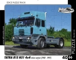 RETRO-AUTA Puzzle TRUCK č.22 Tatra 815 N51 4x4 ťahač návesov (1982-1997)