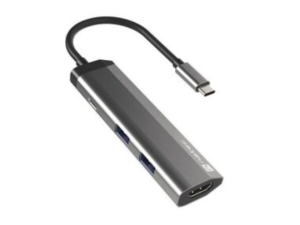 Natec Fowler Slim / Multiportový adaptér / 4K HDMI / 2 x USB 3.0 / 1x USB-C (NMP-1984)