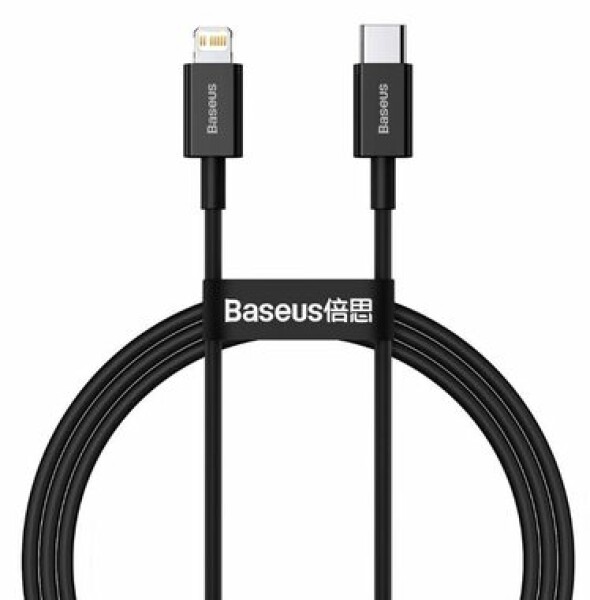 Baseus CATLYS-A01 Kábel USB-C (M) - Lightning (M) 1 m čierna / 20W (CATLYS-A01)