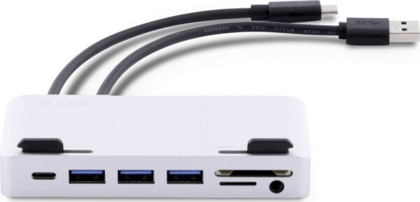 LMP 1x SD 1x USB-C 1x microSD + 3x USB-A 3.0 (LMP-USBC-ATT-HUB-SL)