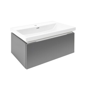 Kúpeľňová skrinka s umývadlom SAT Feel 60x30x44, 8 cm antracit mat SATFEEL60ANTU4 SATFEEL60ANTU4