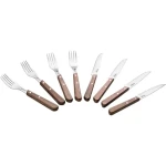 Lamart Walnut Steakový príbor 8ks / nerez (8590669191789)
