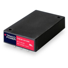 TracoPower THM 60-2411WI DC / DC menič napätia, DPS 24 V/DC 5.1 V/DC 12 A 60 W Počet výstupov: 1 x; THM 60-2411WI