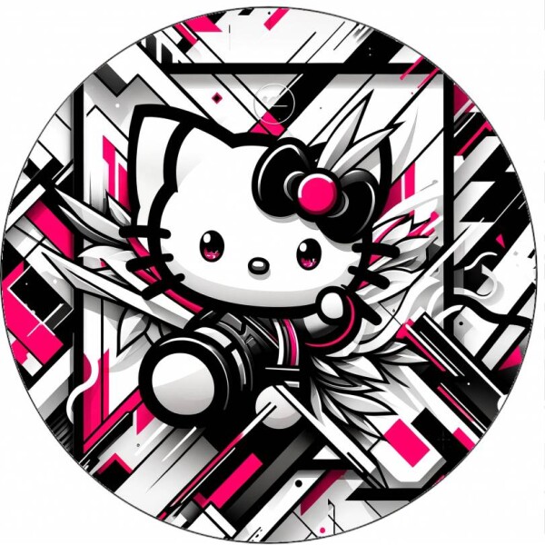 Jedlý papier Hello Kitty fotografka 19,5 cm - Pictu Hap - Pictu Hap