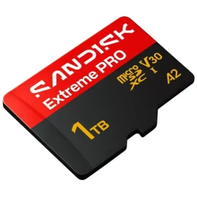 SanDisk Extreme PRO microSDXC 1TB + adaptér / Class 10 / UHS-I / U3 / čítanie: až 250 MB/s / zápis: až 170 MB/s (SDSQXCJ-1T00-GS6MA)