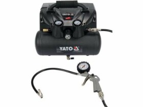 YATO YT-23242 / Bezolejový aku kompresor / 800W / 6L / Tlak 8 bar / 98 L za minútu / 18V (YT-23242)