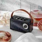 CR1902 čierny / Bluetooth reproduktor / FM rádio / USB-C / microSD / 5 W (CR1902 Black)
