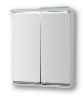 OLSEN SPA - Vrchný zrkadlová skrinka NICE s LED osvetlením - Rozmery skriniek - 80 × 64 × 15 cm OLNNIC80