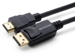 MicroConnect DisplayPort 1.2 - HDMI 5m čierna / Kábel / 1920×1080 / 60Hz (MC-DP-HDMI-500)