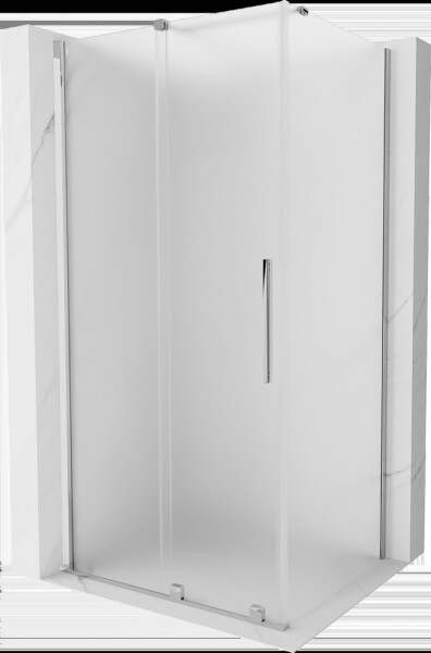 MEXEN/S - Velár sprchovací kút, posuvné dvere 120 x 100, dekor, chróm 871-120-100-31-01