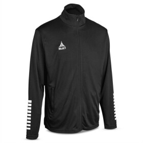 Futbalová tréningová mikina so zipsom SELECT PISA black M