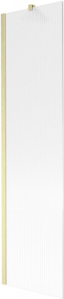 MEXEN/S - Next vaňová zástena FIX 50 x 150, prúžky, zlatá kartáčovaná 895-050-000-00-09-55