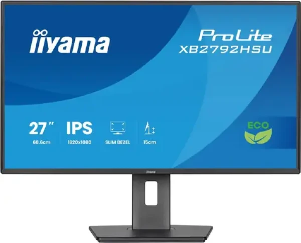 27" IIYAMA ProLite XB2792HSU-B1 čierna / LED / IPS / 1920 x 1080 / 16:9 / 3 ms / 1500:1 / 300cd-m2 / VESA (XB2792HSU-B1)