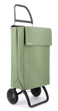 Rolser Jean Tweed 2 zelená / Nákupná taška na kolieskach / 2 kolieska / objem 43 l / nosnosť 50 kg