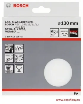 BOSCH 2608613005 / Leštiaca huba / 130 mm / pre excentrické brúsky (2608613005)