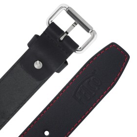 Kožený opasok z čiernej kože FELCO 940
