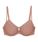 TRIUMPH - Podprsenka Signature Sheer Minimizer - tvaruje bez toho, aby tlačila Triumph TOASTED ALMOND 85F