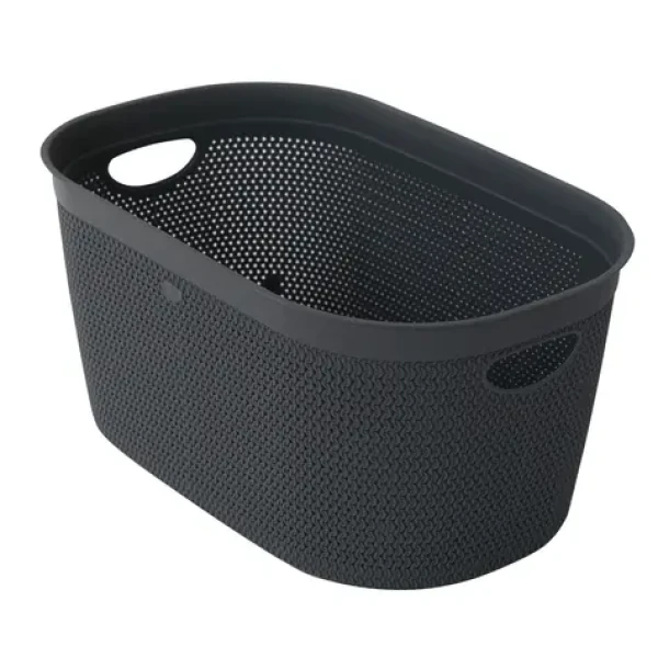 Belli e Forti RATA šedá / Kôš na bielizeň / plast / 60 l