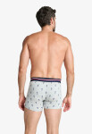 Pánske boxerky 3pack 17301733 M70 plaid-gray-red-tm.modrá - Jockey XL šedá,tm.modrá,červená