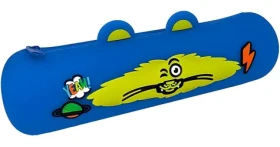 Mitama Mitamino Animal modrá-zelená / Peračník / silikónový / zips / 22 × 7 × 6,5 cm (63704-0289)