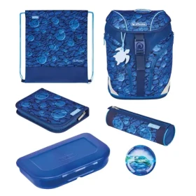 Herlitz Školská aktovka / 6dielna sada / modrá (50043026)