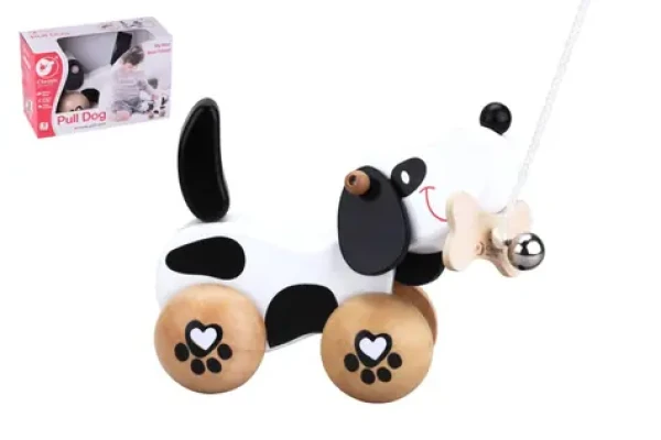 TEDDIES Ťahací psík s rolničkou