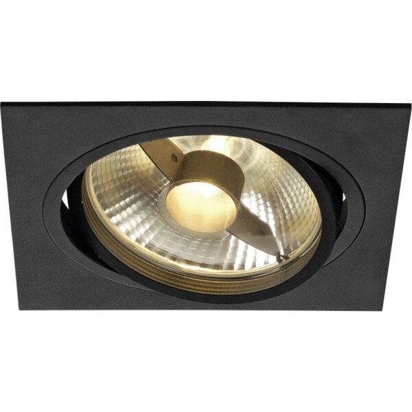 SLV 113830 New Tria 1 vstavané svietidlo halogénová žiarovka, LED GU10 75 W čierna (matná); 113830