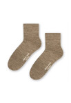Nízke ponožky art.130 Natural Merino Wool - Steven 35-37 béžová melanž