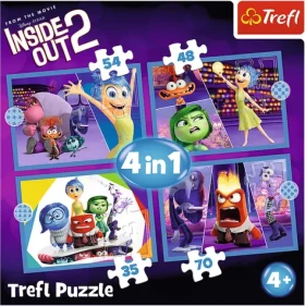 Trefl Puzzle V hlave 2: Emócie vládnu 4v1