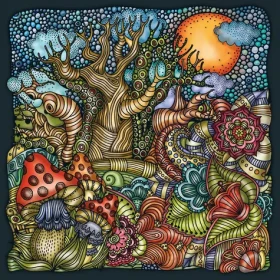 CURIOSI Štvorcové puzzle Palapeli: Zázračný les