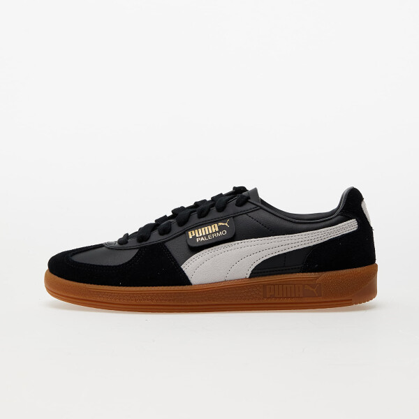 Tenisky Puma Palermo Leather Puma Black-Feather Gray-Gum EUR 37