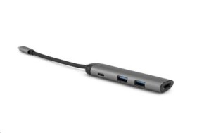 Verbatim 49140 USB-C dokovacia stanica / 2x USB-A 3.0 / 1x USB-C 3.1 / 1x HDMI (4K@30Hz) (49140-V)