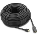 PremiumCord HDMI High Speed with Ether. kábel so zosilňovačom / AWG24 / 3x tienenie M/M pozlátené konektory / 30m / čierny (kphdmer30)