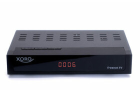 Xoro HRT 8770 Twin DVB-T2amp;C HD receiver / PVR-R / Timeshift / HDMI / 1080p / LAN / USB / čierna (SAT100582)