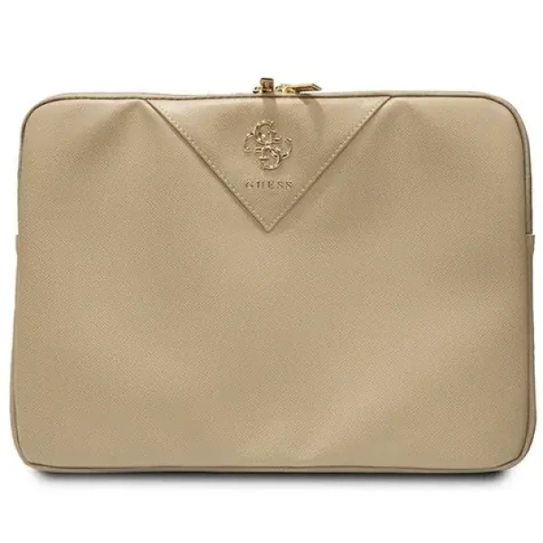 Guess Triangle 4G Obal na notebook 14" zlatá / Obal na notebook / 14" (GUCS14ZPGSTEGD)