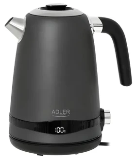 Adler AD 1295 šedá / Rýchlovarná kanvica / 2200 W / 1.7 L / teplota 40-100 °C (AD 1295g)