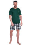 Pánske pyžamo 326/182 Nature 2 - CORNETTE Zelená 3XL