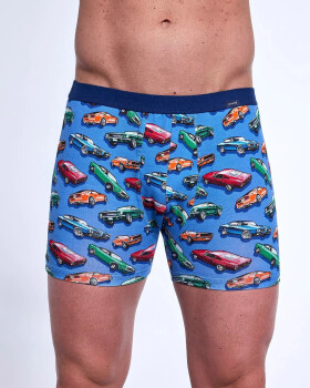 Pánske boxerky 946/02 A'3 modrá zmes - Cornette XXL