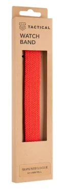 Tactical 773 Pletený Prezliekací Remienok pre Watch 42 amp; 44mm vel. L červená (8596311138515)