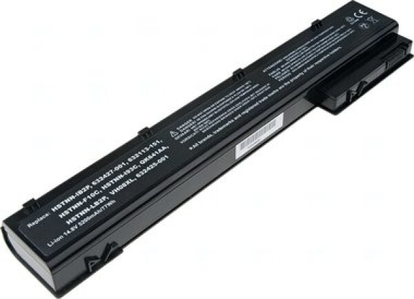 T6 Power Batéria pre HP EliteBook 8560w / 8570w / 8760w / 8770w / 8cell / 5200mAh (NBHP0084)